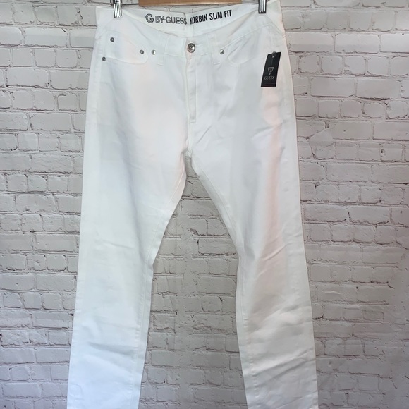 G by Guess Pants | G by Guess Korbin Slim Fit Jean Pants | Color: White | Size: 34 x 32 | Seidy1215's Closet